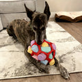 Pet Snuffle Ball Interactive Treat Dispensing Toy Nose Work Training Puzzle for Dogs Stress Relief Boredom Machine Washable