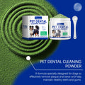 Pet Tooth Cleaning Powder Teeth Stain Remover Eliminates Bad Breath Tartar Remover Teeth Stone Cleaning Dog Dental Care Powder