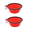 TPE dog bowl cat bowl wear-resistant and durable pet folding bowl travel outdoor drinking water feeding portable pet bowl