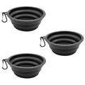 TPE dog bowl cat bowl wear-resistant and durable pet folding bowl travel outdoor drinking water feeding portable pet bowl