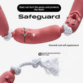 Cute Funny Sausage Dog Rope Toy Interactive Tug of War Toy for Small Medium Dogs,Cotton Teething Grinding,Boredom Relief Pet Toy