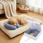 Soft Plush Pet Cat Pillow U-shaped Neck Protection Deep Sleep Cushion for Small Dogs Puppy Kitten Bed Accessories Calming Toy