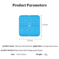 Silicone Pet Licking Mat With Strong Suction Cups Dog Slow Feeder Bowl Anti Choking Slow Food Pad For Dogs Cats Anxiety Relief