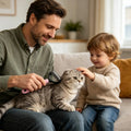 Cat Hair Removal Comb Dog Hair Removal Brush Stainless Steel Double Sided Pet Grooming Brush Removing Tangles Cat Accessories