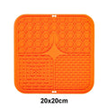 Pet Lick Silicone Mat Dogs Pet Slow Food Plate for Dog Bathing Distraction Silicone Dog Sucker Food Training Dog Feeder Supplies