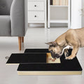 Dog Nail Scratch Board Nail Trim Pad Pull-Out Wooden Pet Scratching Board Toy Built-in Treat Box Dog Sandpaper Board Scratcher
