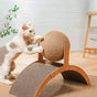 Cat Scratching Ball Wooden Cat Scratcher Natural Sisal Scratch Board Scratching Column  Wear-Resistant Paw Wood Scraper
