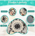 Dog Snuffle Mat Pet Toys Interactive Training Sniff Natural Feeding Mat Squeaker Dog Treat Relieve Pressure Snuffle Toys