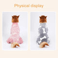 Medium Large Flannel Dog Pajamas Pet Winter Clothing Warm Dog Costume for Dogs