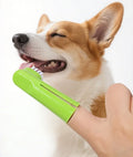 Dog Toothbrush Set Pet Toothbrush 3PCS Dog Teeth Cleaning Finger Dogs Toothbrushes Suit Oral Care Cat Tooth Brush Pet Supplies