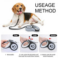 Retractable Dog Leash 3M/5M Pet Walking Lead One-Button Lock Non-Slip Handle for Small Dogs Cats Training Hiking Puppy Supplies