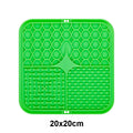 Pet Lick Silicone Mat Dogs Pet Slow Food Plate for Dog Bathing Distraction Silicone Dog Sucker Food Training Dog Feeder Supplies