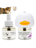 Pet Pheromone Diffuser To Calm Cats Calming Pheromone Diffuser For Calm Relaxing Home Indoor Cat Calming Aid Supplies EU/UK