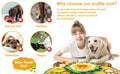 Pet Snuffle Mat Anti Slip Dogs Sniff Pad Soft Polyester Interactive Dog Treat Dispenser Mat for Pet Smell Training & Slow Feeder