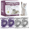 4Pcs Cat Calming Collar Cat Pheromone Collar Adjustable Calming Pheromone Collar Helps with Aggression for All Types of Cats