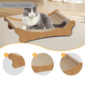 Cat Scratcher Bed, Gift, Grinding Claw Toy, Rest Wear Resistant, Wooden, Pet Furniture Playing Scratch Pad Cat Scratching Board