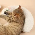 Soft Plush Pet Cat Pillow U-shaped Neck Protection Deep Sleep Cushion for Small Dogs Puppy Kitten Bed Accessories Calming Toy