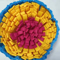 New Pet Sniffing Pad Flower-shaped Slow Food Pad Olfactory Training Educational Mat Pet Toy Dog Sniffing Mat
