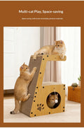 Vertical Corrugated Cardboard Cat Scratcher Durable Sofa Protector Cat Bed Scratch Pad Kitten Toy Cat Tower Cat Scratcher