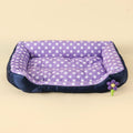 Soft Square Large Dog Sofa Elastic Dog House Cushion Winter Warm Medium Dog Bed Washable Cat Kennel House Accessories