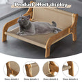 Cat Scratcher Cardboard Sofa Shape Indoor Cats Small Medium Large Elevated Cartoon Pet Furniture for Sleeping Resting Playing
