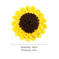 Pet Sniffing Mat Training Blanket Dog Snuffle Mat Sunflower Pad Dog Relieve Stress Puzzle Toy Mat Pet Nose Foraging Pad