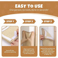 Durable Hemp Cat Scratcher-Magic Invisible Adhesive,No Mess,Sofa Safety Design,Multi-layer Exercise,Durable Sisal Hemp Material