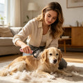 Cat Hair Removal Comb Dog Hair Removal Brush Stainless Steel Double Sided Pet Grooming Brush Removing Tangles Cat Accessories