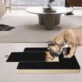 Dog Nail Scratch Board Nail Trim Pad Pull-Out Wooden Pet Scratching Board Toy Built-in Treat Box Dog Sandpaper Board Scratcher