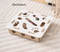 Pet Cat Puzzle Maze Holes Toys Felt Box With Bell Ball Kitten Playing Toys Interactive Funny Combination Set Cat Supplies