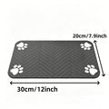 Pet Feeding Mat-Absorbent Pet Placemat for Food and Water Bowl, with Waterproof Rubber Backing, Quick Dry Water Mat for Dog Cat