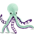 Dog plush squeaky toy octopus design interactive boredom relief pet anti-destruction toy