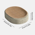 Cat Scratcher Cardboard Round Oval Cat Scratch Pad Bowl Nest for Indoor Cats Grinding Claw Round Cat Scratching Board