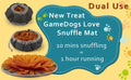 Pet Snuffle Mat for Dogs, Interactive Feed Game for Boredom, Encourages Natural Foraging Skills for Cats Dogs Bowl Travel Use