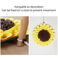 Pet Sniffing Mat Training Blanket Dog Snuffle Mat Sunflower Pad Dog Relieve Stress Puzzle Toy Mat Pet Nose Foraging Pad