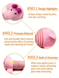 Soft Plush Dog Squeaky Toy Bite Resistant Molar Chew Doll Interactive Sound Pet Toy Puppy Anxiety Relief Boredom Relief Companio