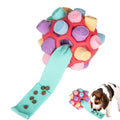 Pet Snuffle Ball Interactive Treat Dispensing Toy Nose Work Training Puzzle for Dogs Stress Relief Boredom Machine Washable