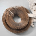 Foldable Cat Scratcher with Bell & Catnip - Multi-Level Cardboard Toy for Kittens, Durable Claw Sharpener