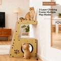 Vertical Corrugated Cardboard Cat Scratcher Durable Sofa Protector Cat Bed Scratch Pad Kitten Toy Cat Tower Cat Scratcher