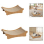 Cat Scratcher Bed, Gift, Grinding Claw Toy, Rest Wear Resistant, Wooden, Pet Furniture Playing Scratch Pad Cat Scratching Board