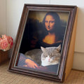 Cat Scratcher Bed Retro Picture Frame Shape Cat Claw Sharpening Board for Small Medium Large Kitten Home Bedroom Den Living Room