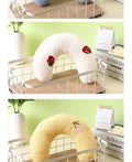 U Shape Pet Plush Pillow Soft Sleep Companion Cushion Calming Toy Universal For Dog Cat Warm Comfortable Pet Sleeping Supplies