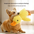Hot pet Plush Toy Dog Calming Duck Stuffed Duck Toys Chew Toy Durable Squeaky for Puppy Pet Teeth Cleaning Chew Toy Pet Supplie