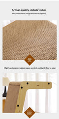 Vertical Corrugated Cardboard Cat Scratcher Durable Sofa Protector Cat Bed Scratch Pad Kitten Toy Cat Tower Cat Scratcher