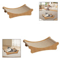 Cat Scratcher Bed, Gift, Grinding Claw Toy, Rest Wear Resistant, Wooden, Pet Furniture Playing Scratch Pad Cat Scratching Board