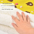 Cat Bed Pet Mattress Warm Soft Plush Pet Bed with Cover Round Cat Dog Sleeping Nest Cave for Small Dogs Kitten