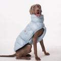 S-2XL Large Dog Winter Thick Down Coat High Collar Warm Windproof Adjustable Pet Clothes 2 Legged Padded Dog Jacket Vest