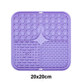 Pet Lick Silicone Mat Dogs Pet Slow Food Plate for Dog Bathing Distraction Silicone Dog Sucker Food Training Dog Feeder Supplies
