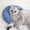 Soft Plush Pet Cat Pillow U-shaped Neck Protection Deep Sleep Cushion for Small Dogs Puppy Kitten Bed Accessories Calming Toy