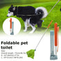 Long Handle Steel Dog Cat Pet Poop Scoop Garbage Grabber Dirt Picker Environmentally Friendly Clean Pet